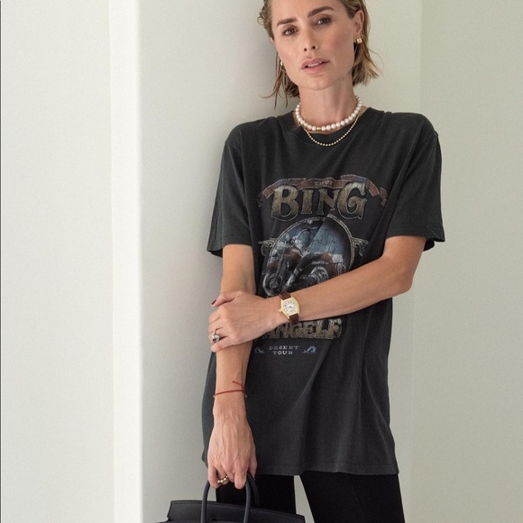 Anine Bing Tops - Anine Bing Lili Tee Biker